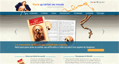Desktop Screenshot of mariequidefaitlesnoeuds.com